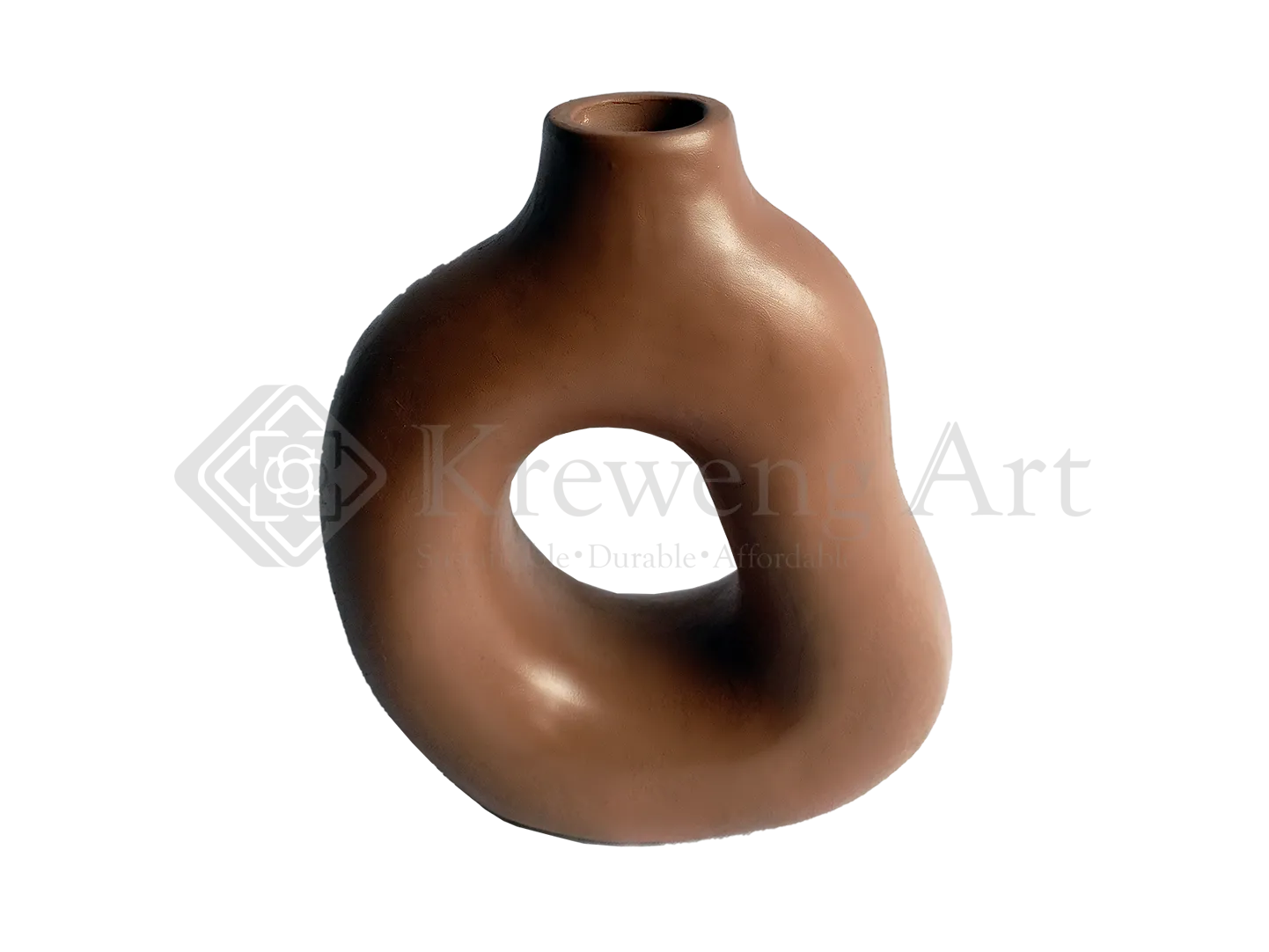 Terracotta Vase Brown Color