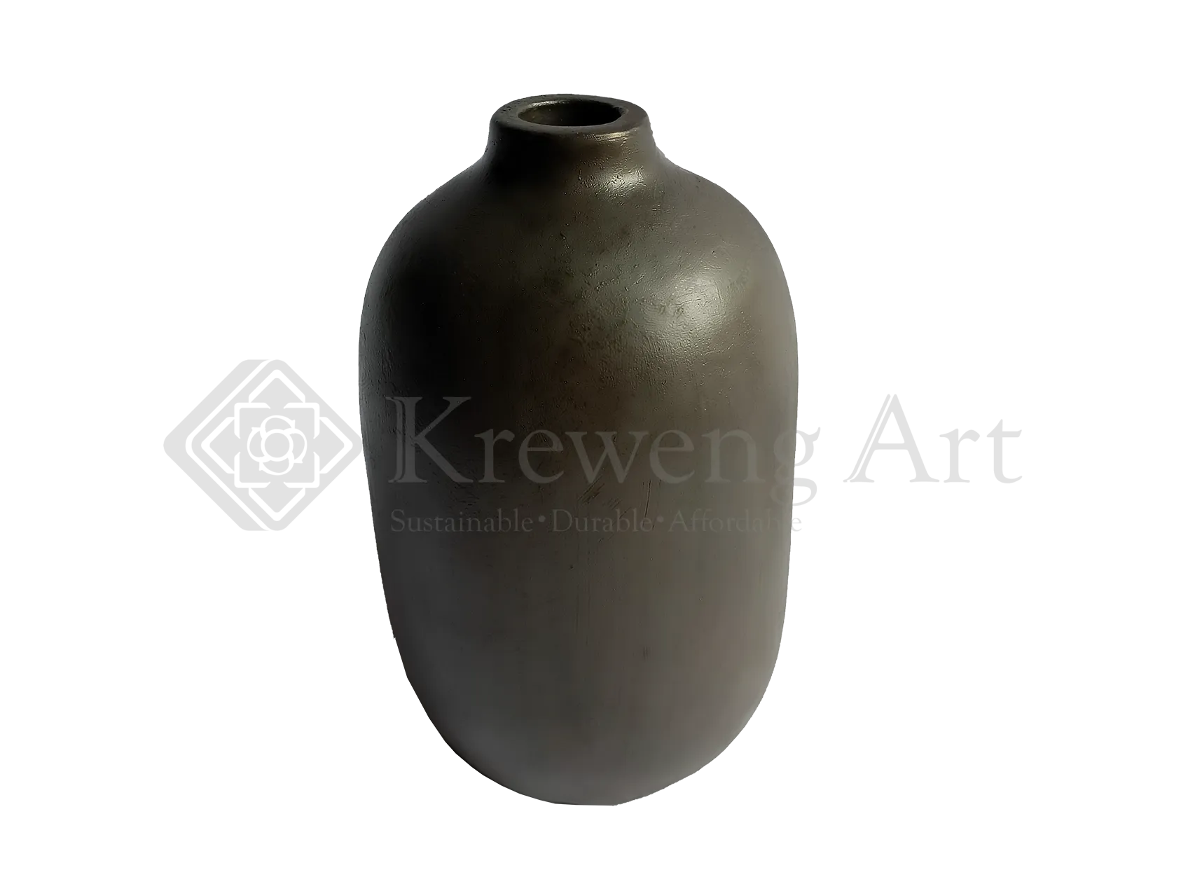 Terracotta Vase Black Color