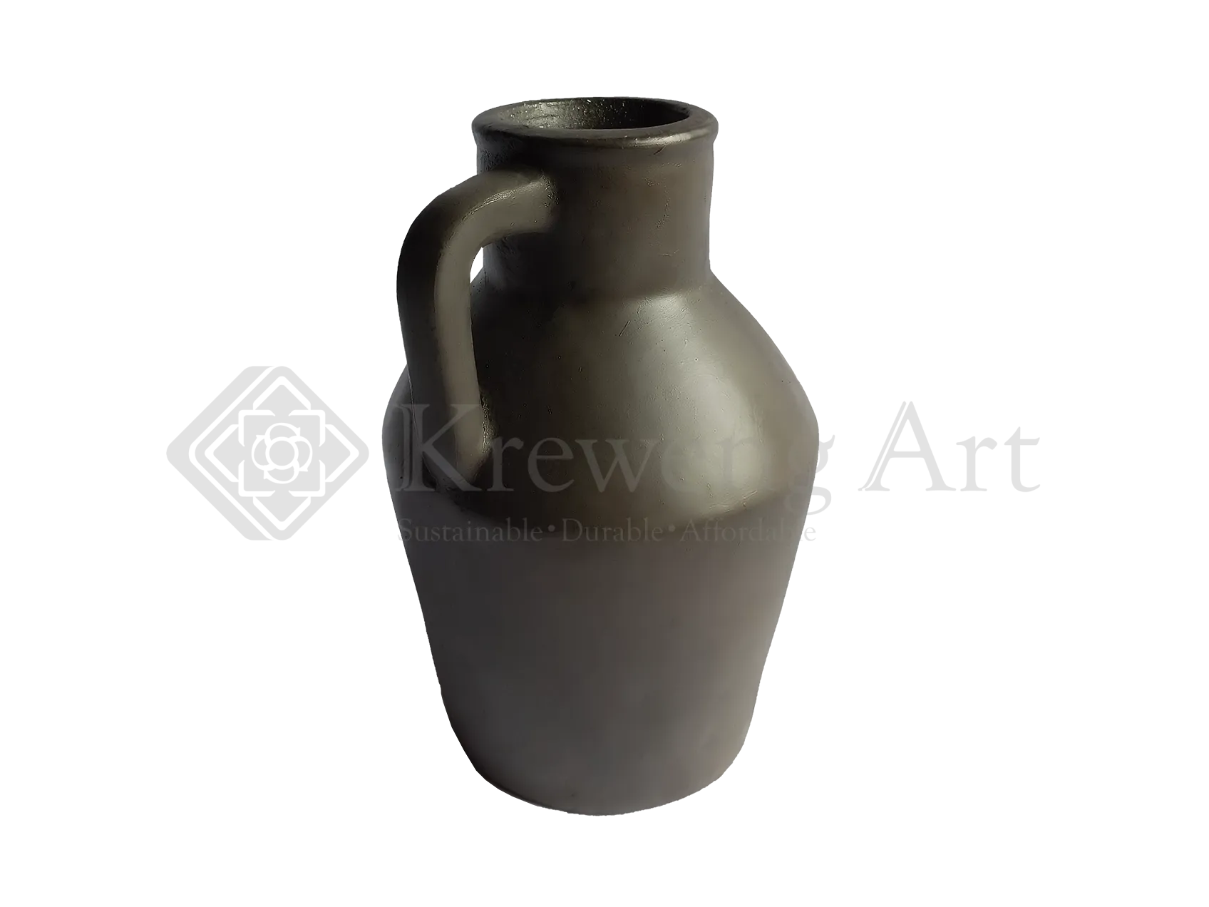 Terracotta Vase Black Color
