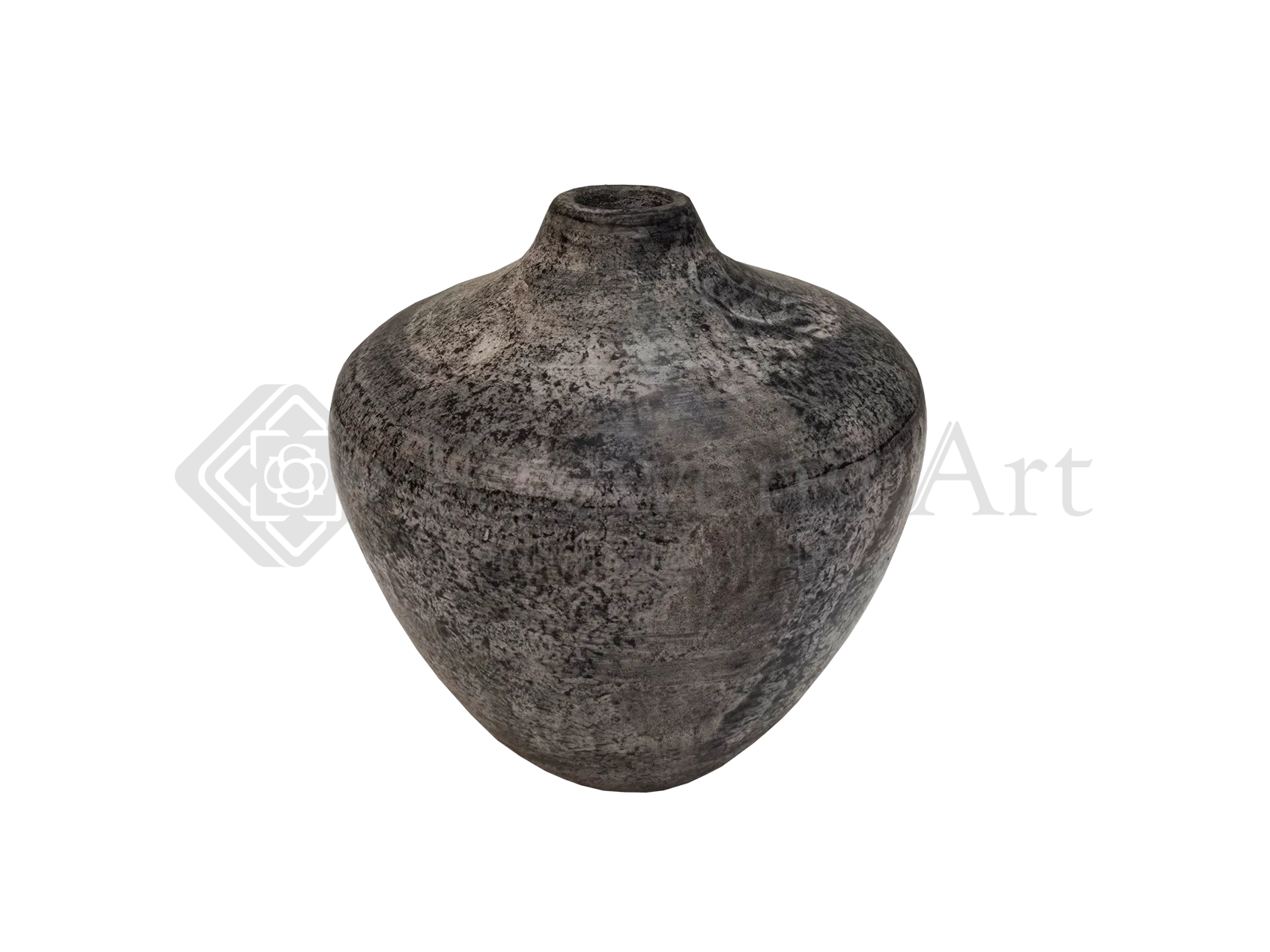Terracotta Vase Black Color