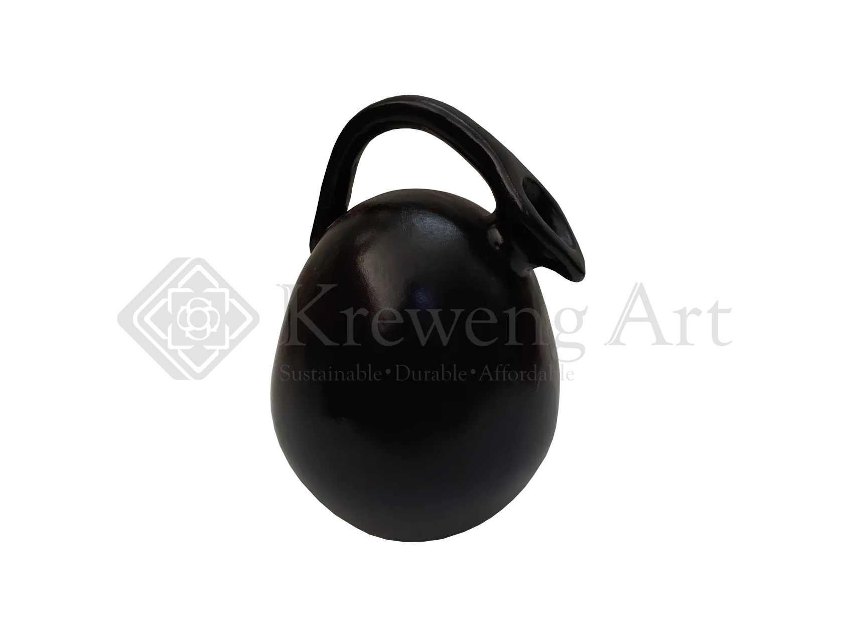 Terracotta Vase Black Color