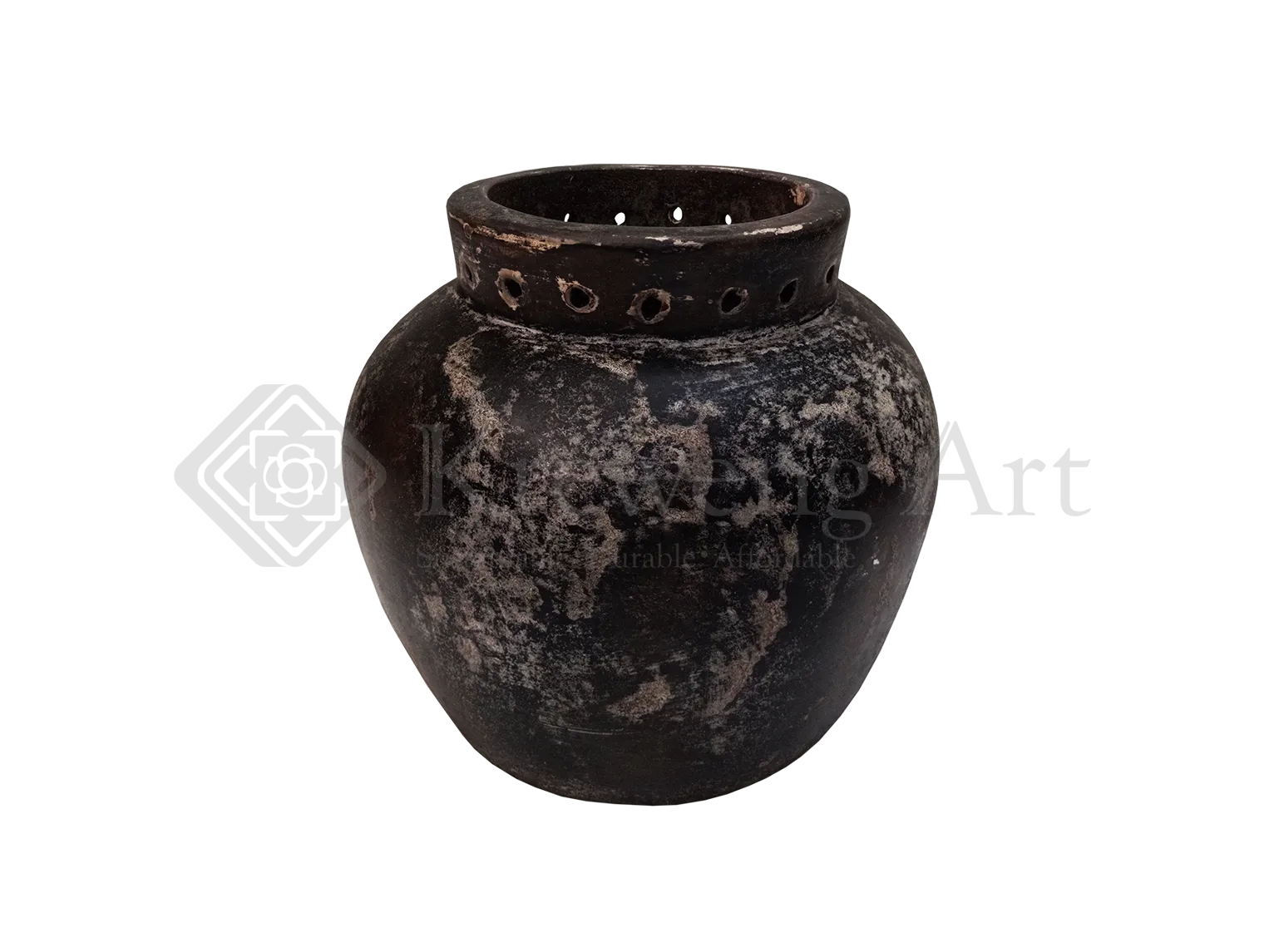 Terracotta Pots Black Color