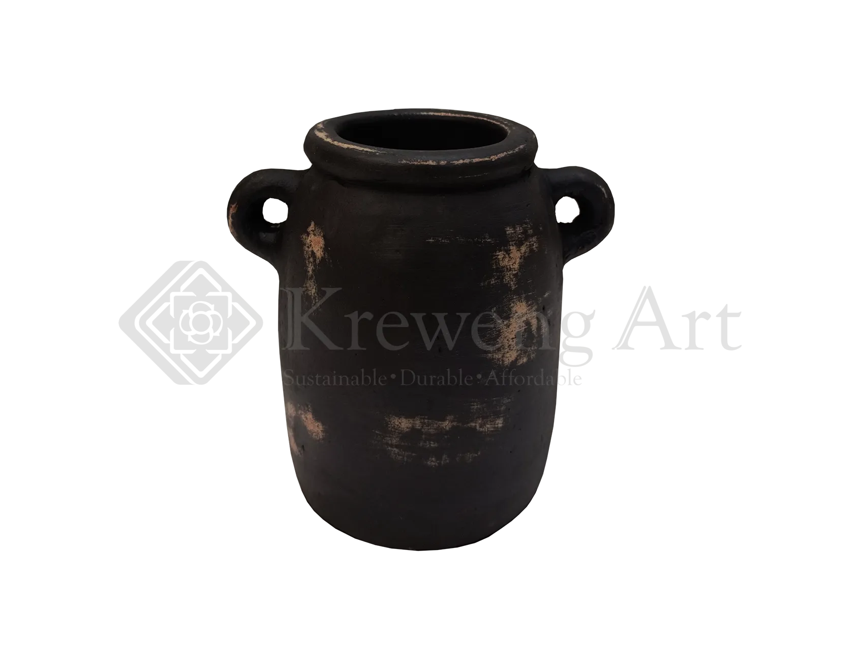Terracotta Pots Black Color