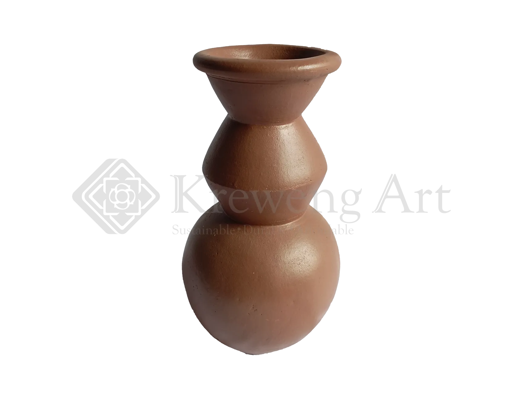 Terracotta Vase Brown Color