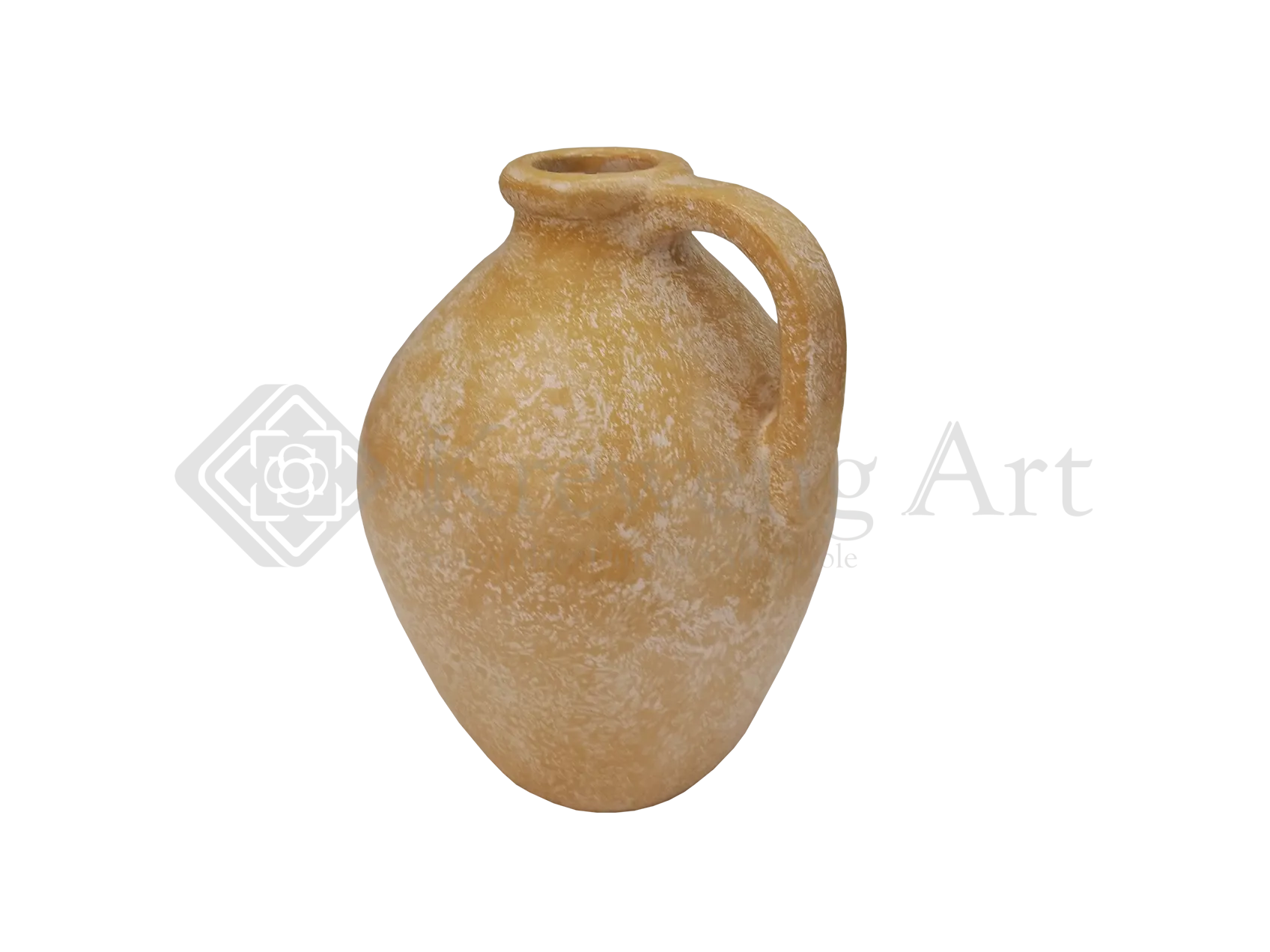Terracotta Vase Cream Color