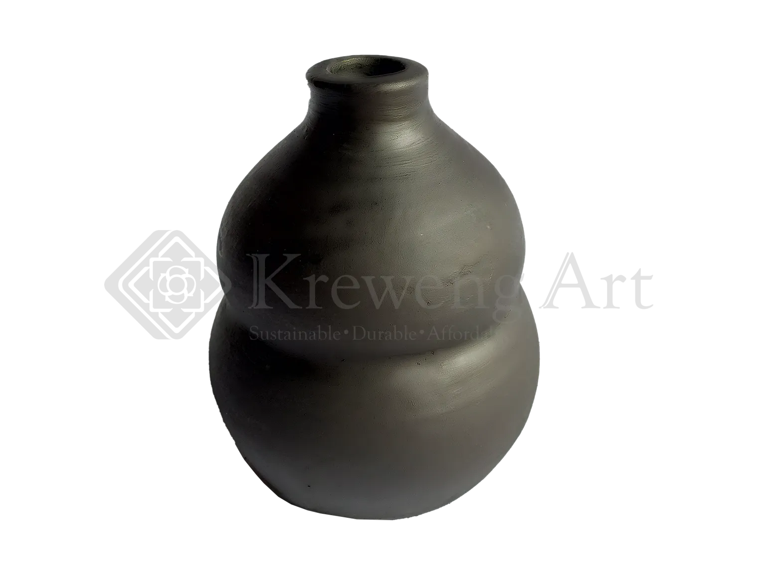 Terracotta Vase Black Color