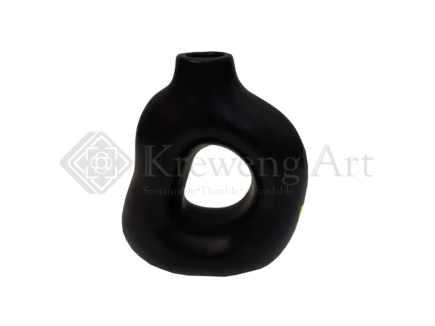 Terracotta Vase Black Color