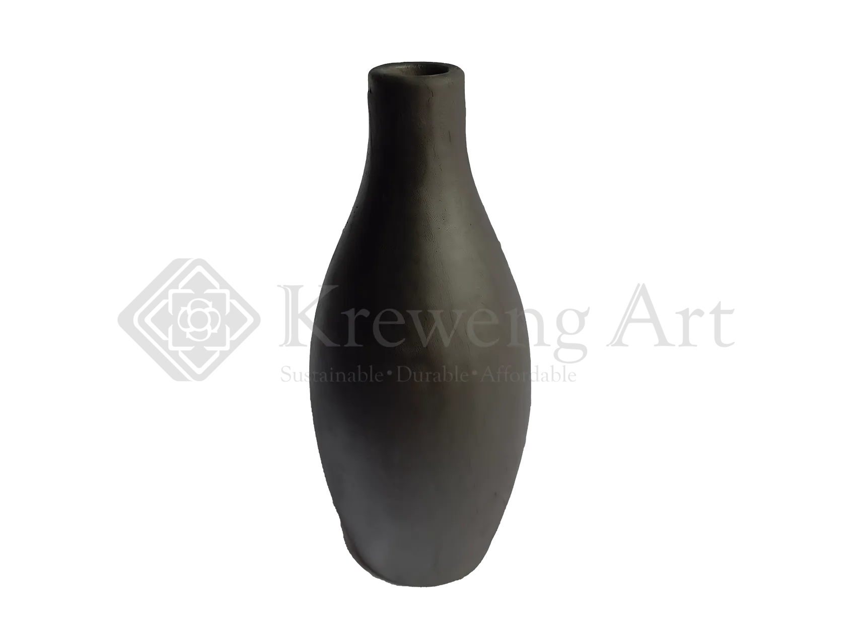 Terracotta Vase Black Color