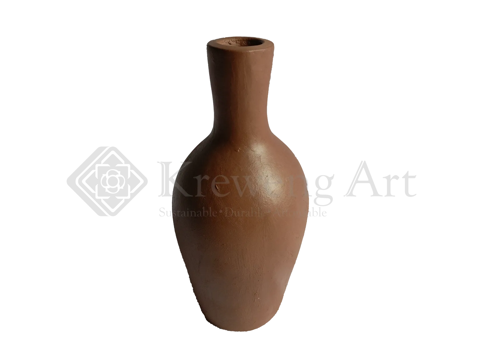Terracotta Vase Brown Color